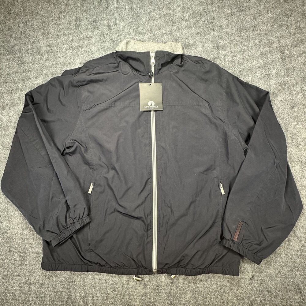 Weatherproof Peachtouch Men's XL Navy Windbreaker Jacket Lightweight NWT